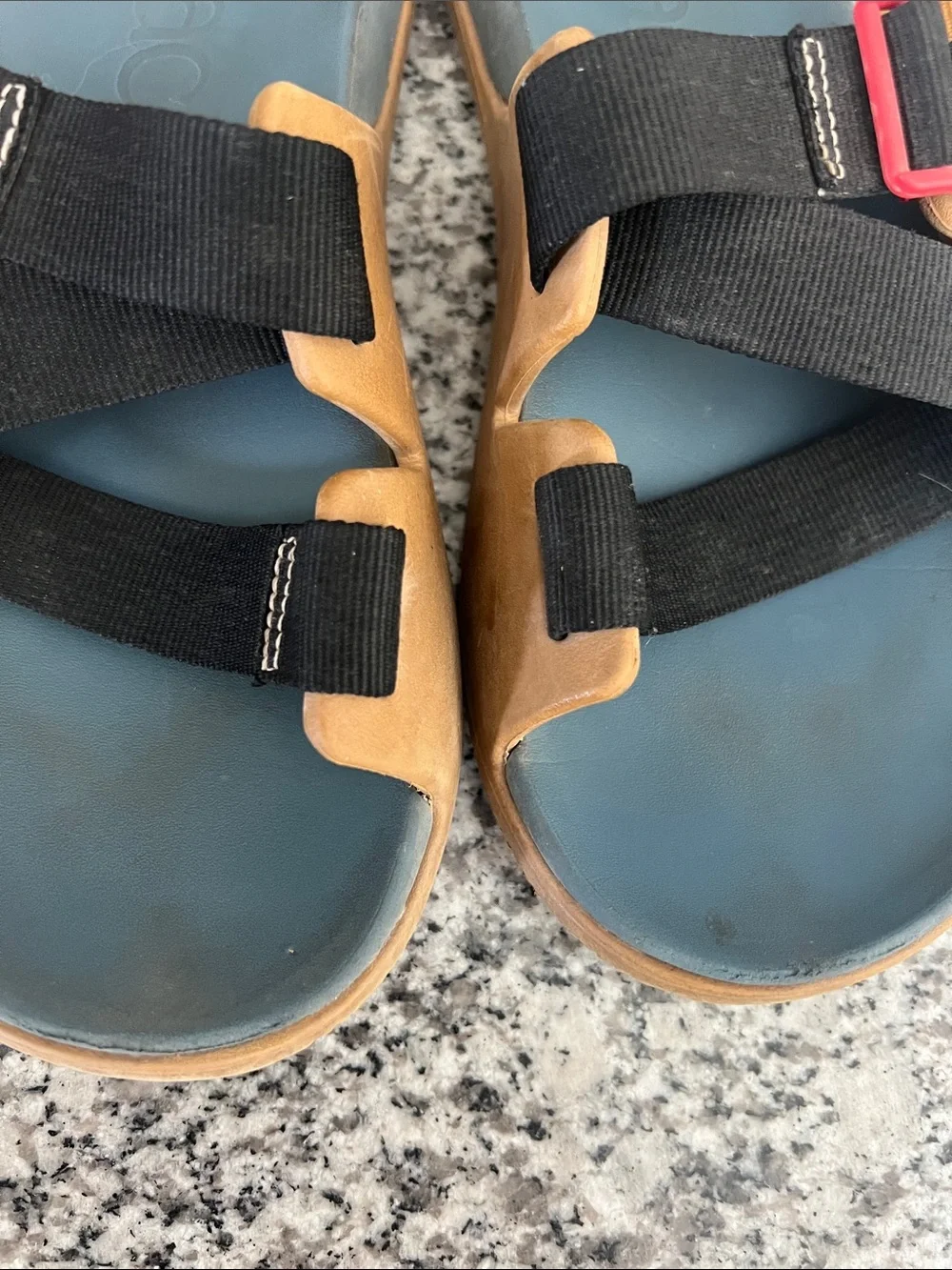 Chaco Chillos Slide Men Retro Camel Brown Size 10 Sandals summer comfy
